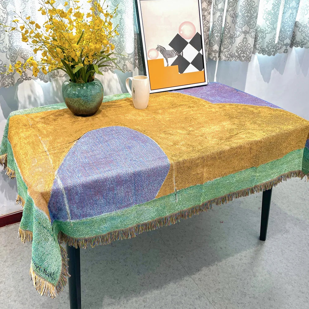 DecorBites™ Decorative Jacquard Tapestry Blanket