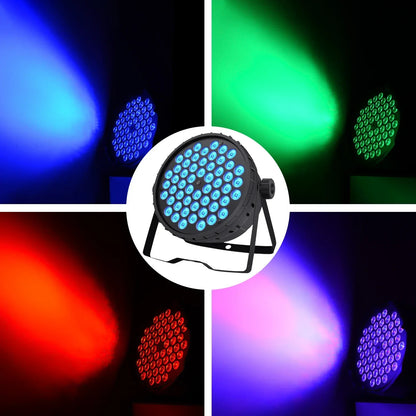 Decorbites™ Großer Wagen RGB LED Bühnenbeleuchtung mit DMX-Controller – Party-Diskolichter