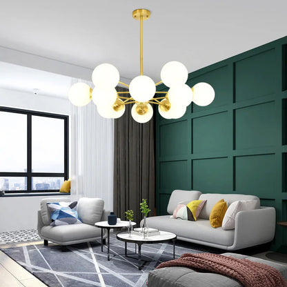 DecorBites™ Glass Ball Pendant Lights: Modern LED Hanging Lamp for Home, Restaurant, Bar, and Cafe