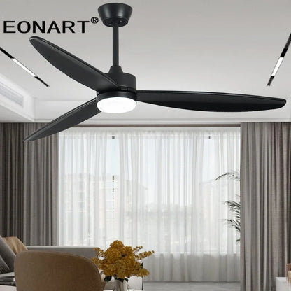 مروحة سقف ديكوربايتس™ الحديثة مقاس 60 بوصة مزودة بإضاءة LED وجهاز تحكم عن بعد