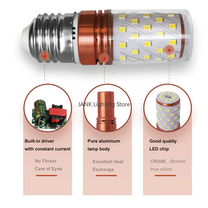 DecorBites™ LED G4 G9 E14 85-265V Bulbs for Crystal Chandeliers Dining Room Floor Light