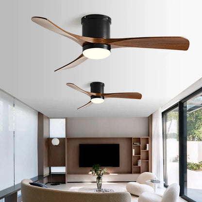 DecorBites™ 46In LED Ceiling Fan Light with Control for Household Bedrooms
