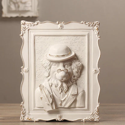 DecorBites™ Earl Cat Resin Pendant Wall Decoration Frame for a Whimsical Touch.
