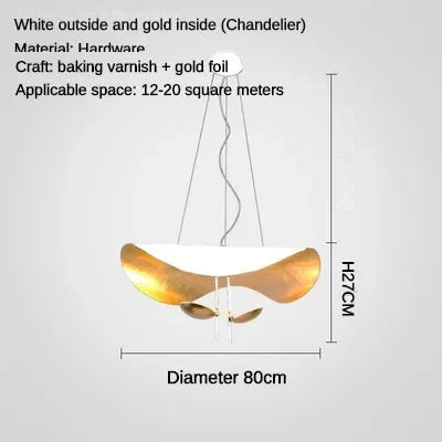 Lámpara de techo moderna DecorBites™ con forma de platillo volante LED: ideal para sala de estar y bar.