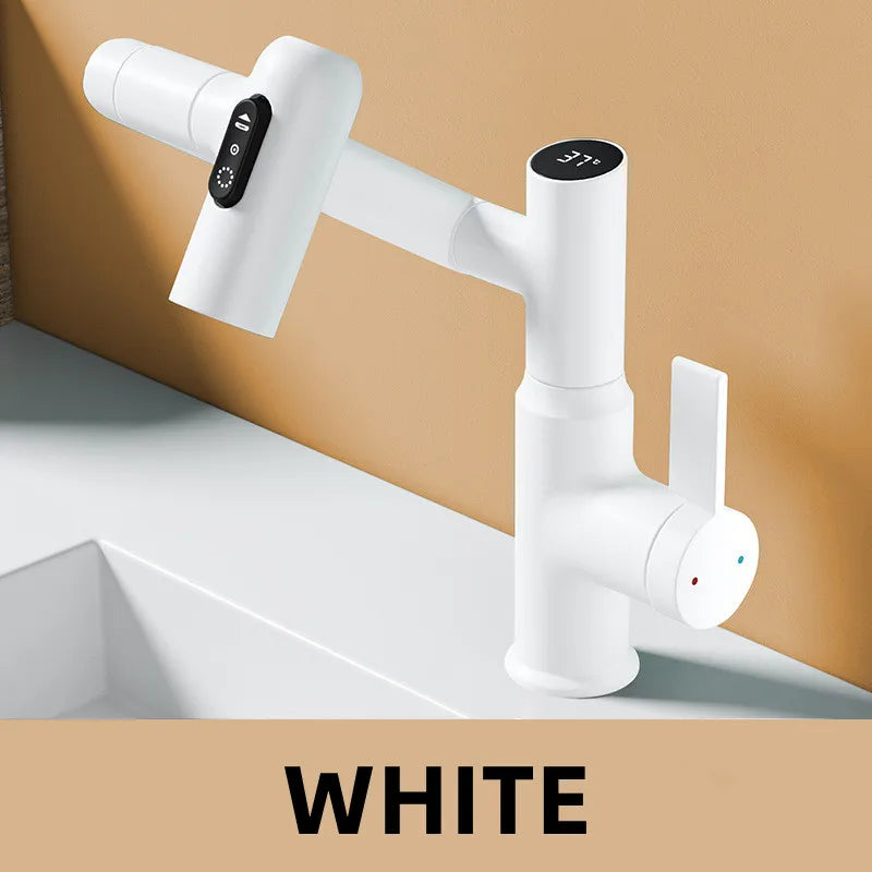 Grifo de Lavabo LED Decorbites™ con Rotación de 360° Mezclador Multifunción para Baño
