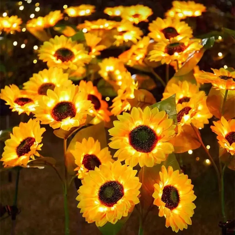 DecorBites™ Sunflower Solar LED Garden Light - Auto Brightness