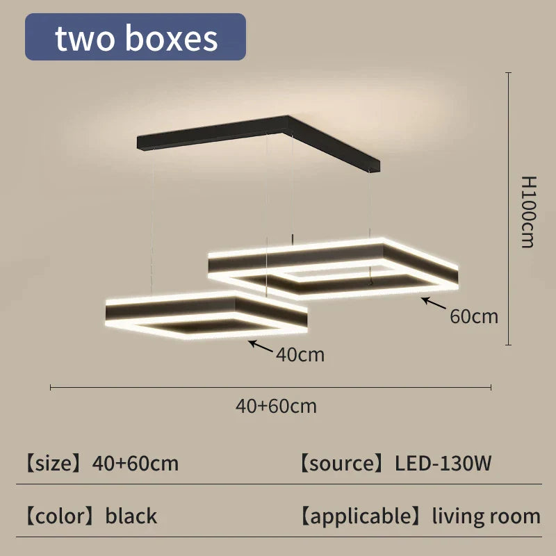 DecorBites™ Large Chandelier: Nordic Loft Staircase Pendant Light