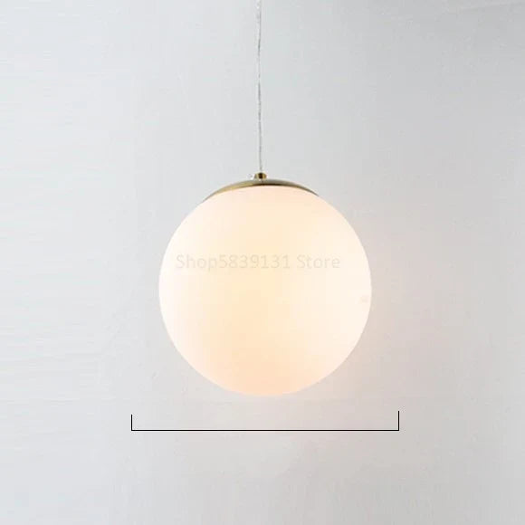 DecorBites™ Glass Ball Pendant Lights - Nordic Minimalist Chandelier for Living Room & Bedroom