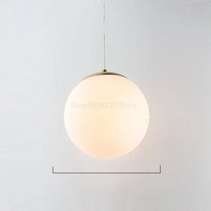 DecorBites™ Glass Ball Pendant Lights - Nordic Minimalist Chandelier for Living Room & Bedroom