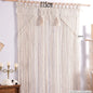 Decobites Boho Macrame Tassel Curtain Tapestry for Wedding Décor & Window Treatment