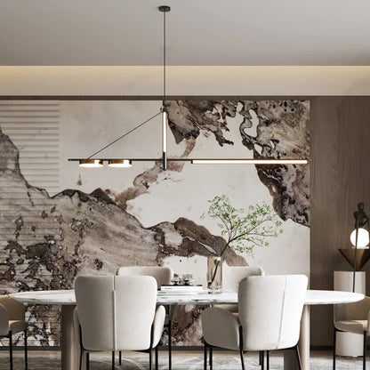 DecorBites™ Black Chandelier Pendant Lights for Living Room Dining Kitchen Tables, Modern Luminaires