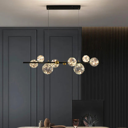 DecorBites™ LED Chandelier: Luxury Interior Lighting for Modern Living, Kitchen, or Dining Room