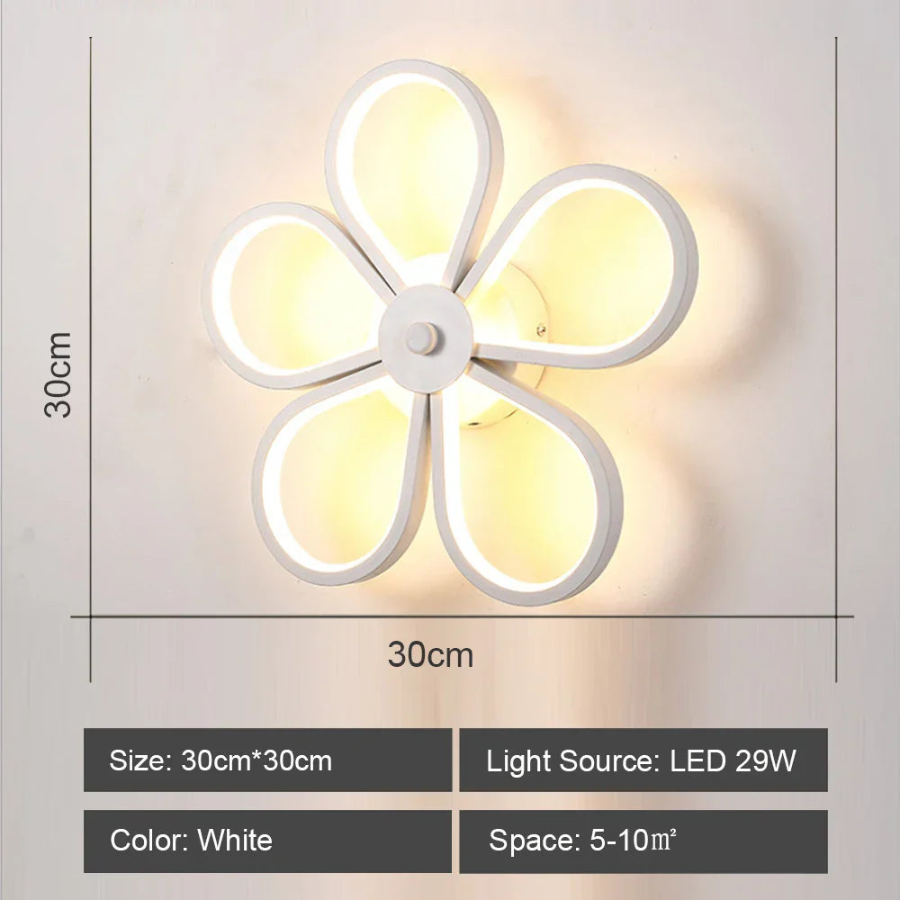 DecorBites™ LED Wall Sconce Light Acrylic Lamp for Bedroom Corridor Chandelier Style