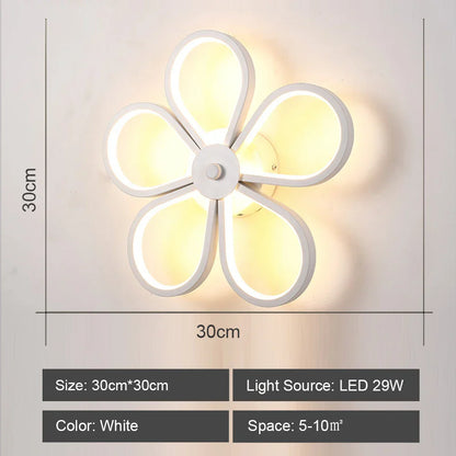 DecorBites™ LED Wall Sconce Light Acrylic Lamp for Bedroom Corridor Chandelier Style