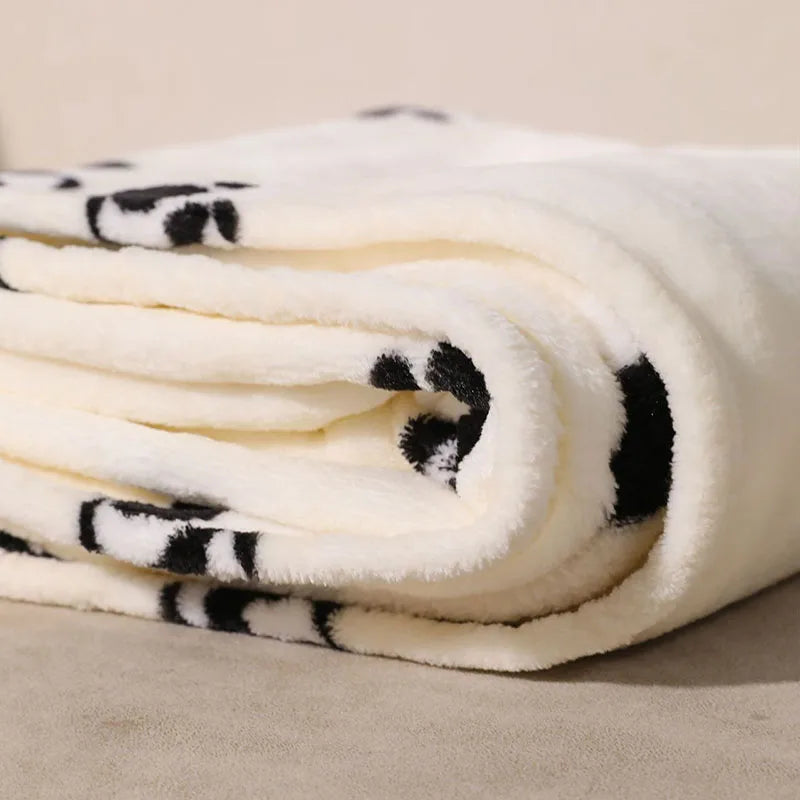 DecorBites™ Cartoon Panda Flannel Double Sided Woolen Blanket for Home Office Sofa - Super Soft & Cozy