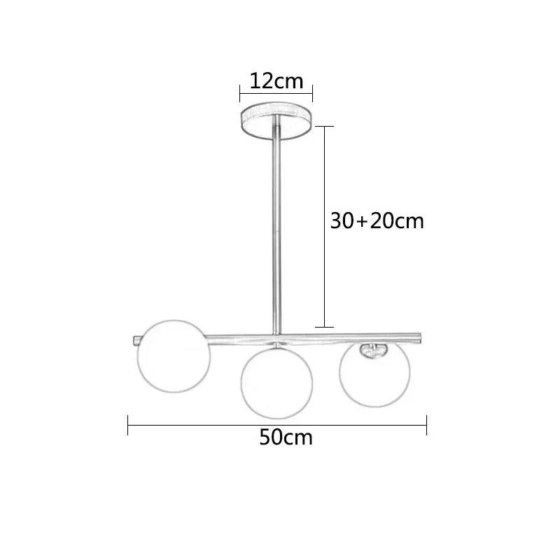 DecorBites™ Brass LED Pendant Lights for Home Decor and Indoor Lighting