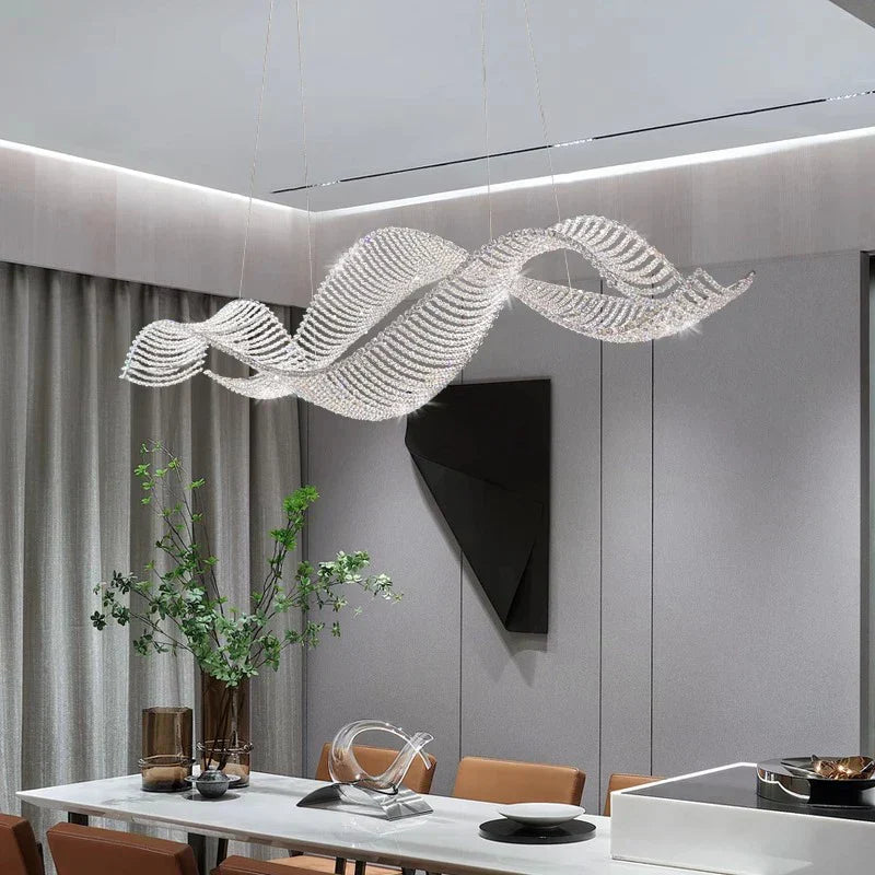 Copper LED Dining Chandelier