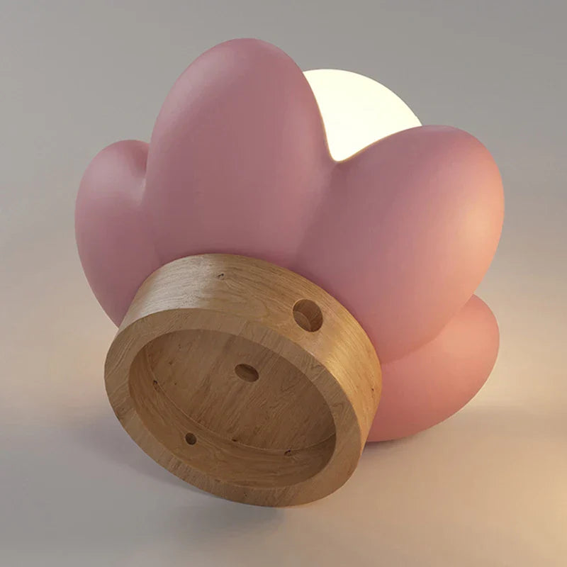 Lámpara de pared DecorBites™ Cream Flower: Iluminación interior de estilo nórdico para sala de estar y dormitorio