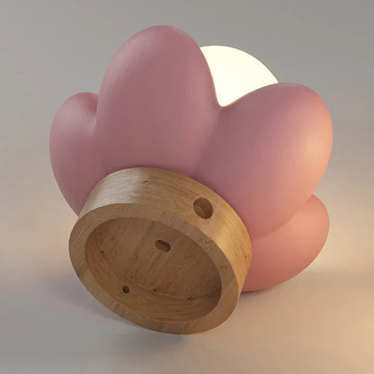 Lámpara de pared DecorBites™ Cream Flower: Iluminación interior de estilo nórdico para sala de estar y dormitorio