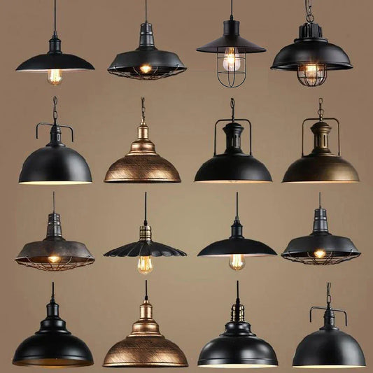 DecorBites™ Industrial Loft Chandelier Pendant Lamp LED Edison Vintage Hanging Light