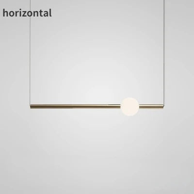 DecorBites™ Glass Pendant Lights: Modern Long Hanging Lamps for Kitchen, Dining Room, and Shop