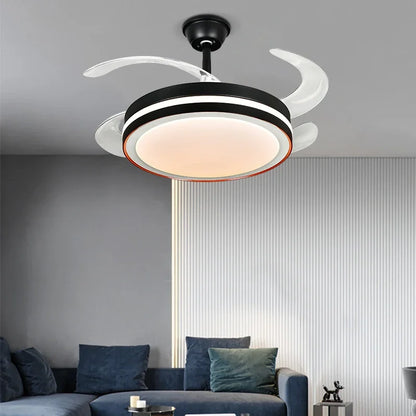 DecorBites™ 48 Inch Dimmable Decorative Ceiling Fan with Remote Control and LED Light