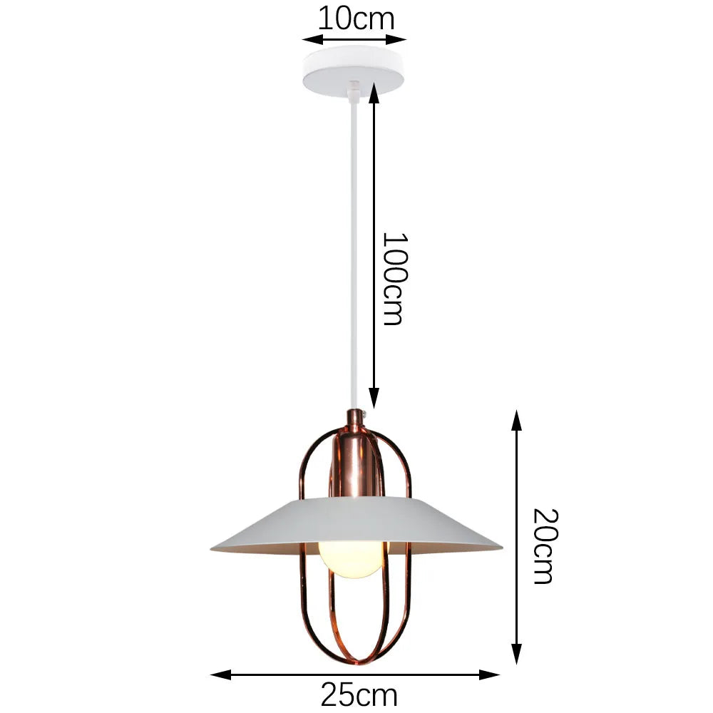 DecorBites™ Iron Pendant Light for Dining Room, Kitchen, and Bedroom