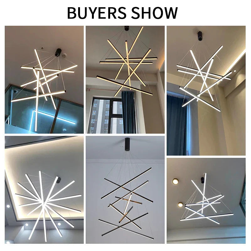 Decorbites™ LED-Kronleuchter für Treppenhaus, Esszimmer, Wohnzimmer und Innenbeleuchtung