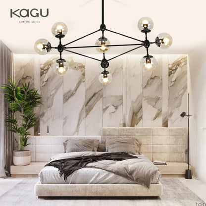 ثريا كرة زجاجية من ديكوربايتس™، إضاءة ديكورية عصرية بسيطة