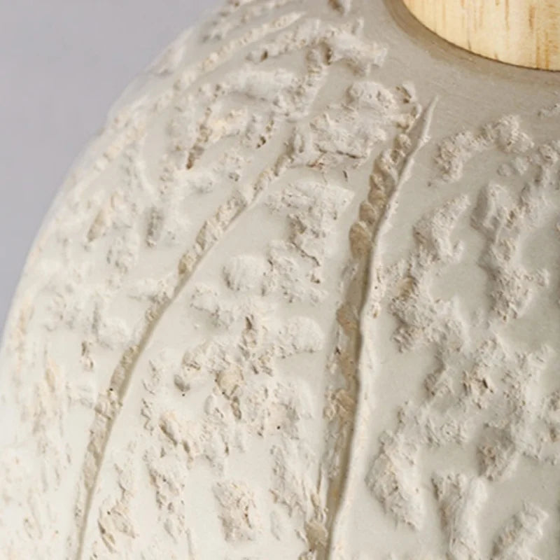 DecorBites™ Cement Shade Wood LED Wall Sconce Light Fixture for Home Decor