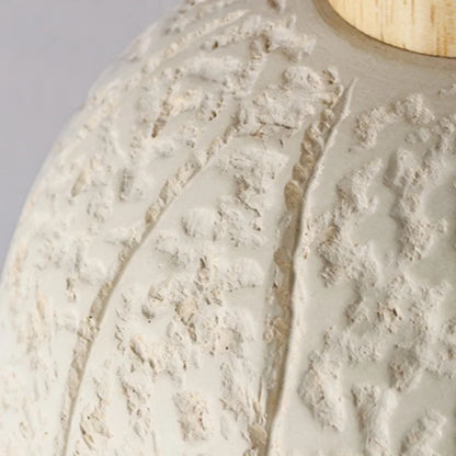 DecorBites™ Cement Shade Wood LED Wall Sconce Light Fixture for Home Decor