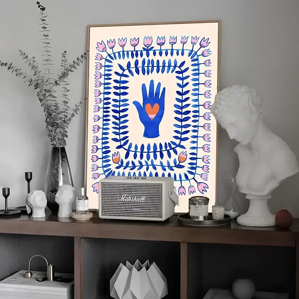 Decorbites™ Buntes Tiger- und Leoparden-Vintage-Poster-Wandkunst