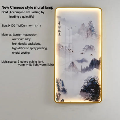 DecorBites™ LED Landscape Wall Sconce for Home Decor