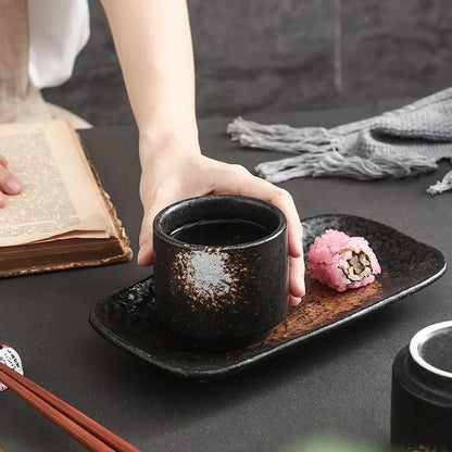 DecorBites™ Japanese Style Ceramic Coffee Cup for Personal Use
