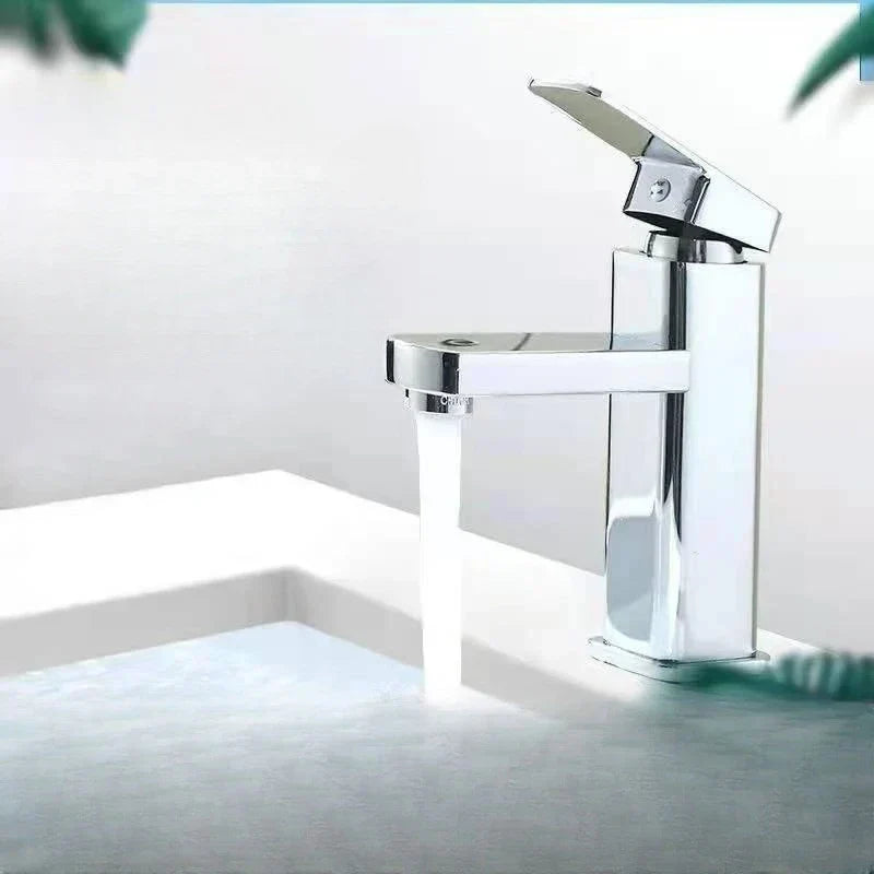 صنبور حوض أسود من DecorBites™ خلاط ساخن وبارد اثنين في واحد لحوض الحمام