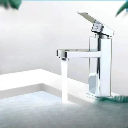 صنبور حوض أسود من DecorBites™ خلاط ساخن وبارد اثنين في واحد لحوض الحمام