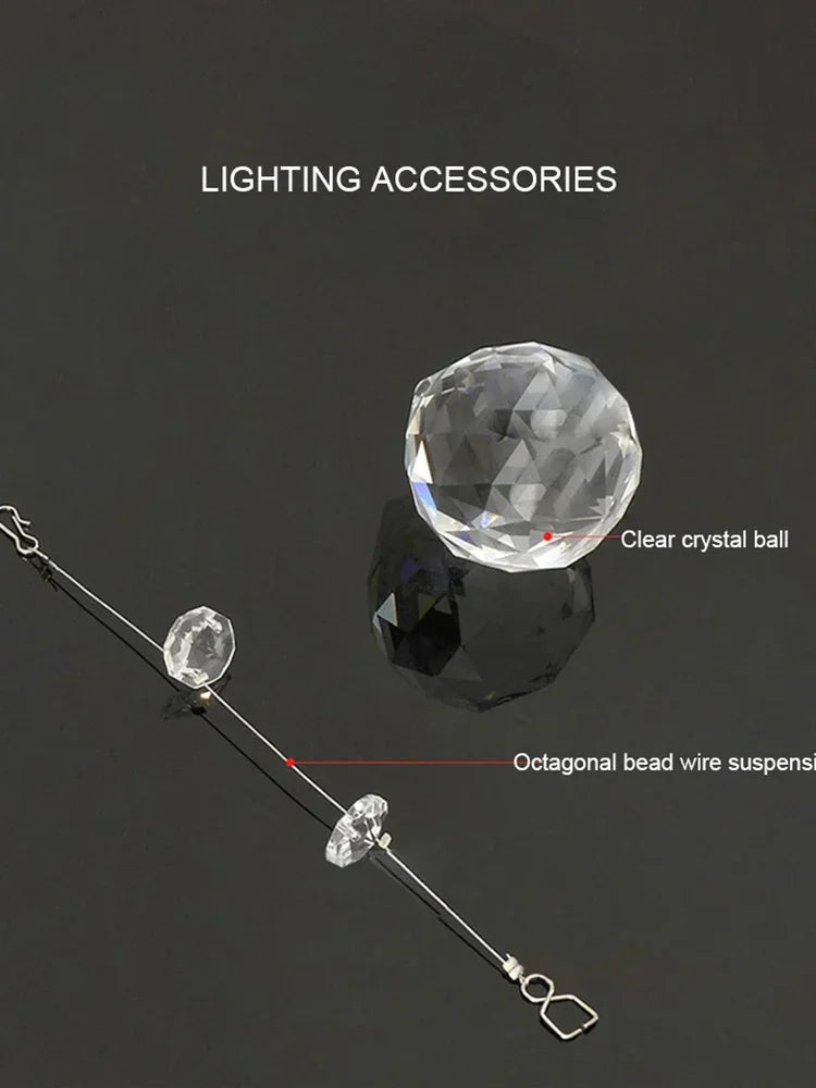 DecorBites™ Crystal Chandelier Lighting for Living Room Hotel Lobby Ceiling