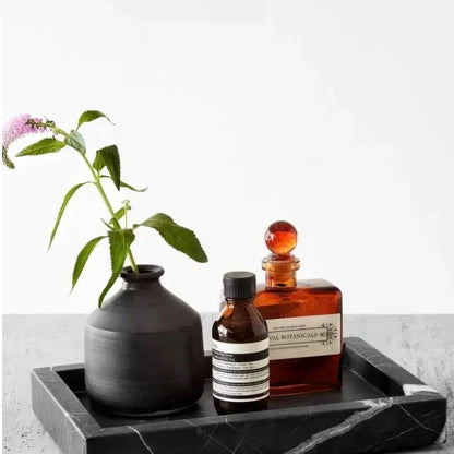 DecorBites™ Marble Tray: Aromatherapy Diffuser & Candle Holder Tray