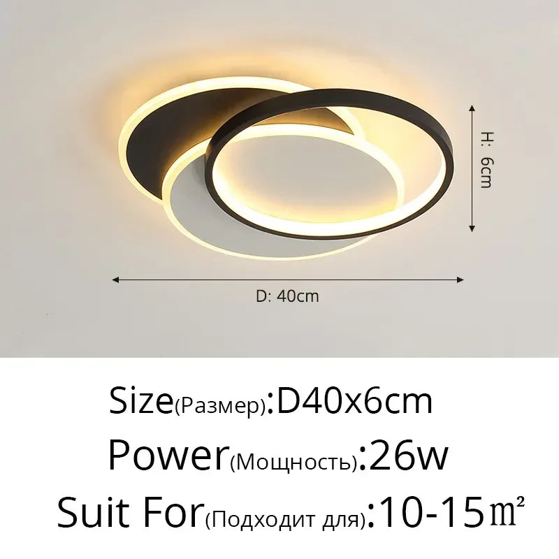 DecorBites™ LED Chandelier: Modern Dimming Lights for Home Living Dining Kitchen Bedroom Hall Lighting