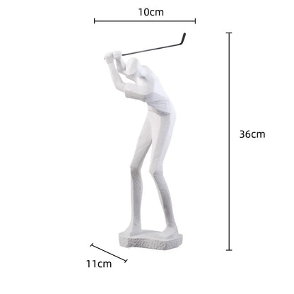 DecorBites™ Golf Sculpture Resin Figurine Decorative Ornaments for Home Decoration