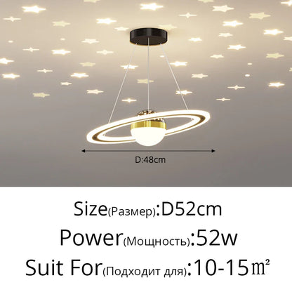 DecorBites™ LED Gypsophila Chandelier for Modern Living Room Decor - Crown Ceiling Pendant Light
