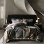 Decobites Vintage Distorted Painting Print Bedding Set with Soft Lyocell Cotton, Silky Feel