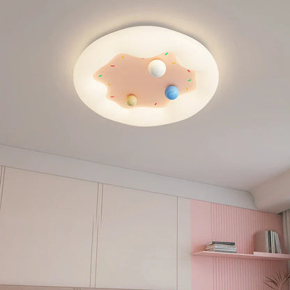 ديكوربايتس™ - ثريا غرفة الأطفال مع جهاز تحكم عن بعد وإضاءة سقف قابلة للتعتيم