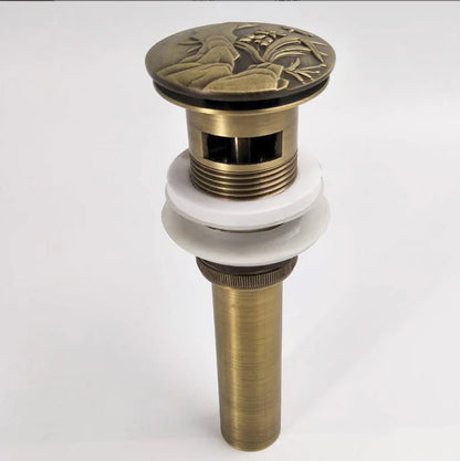 مصفاة حوض من النحاس العتيق من DecorBites™ - ملحق حمام