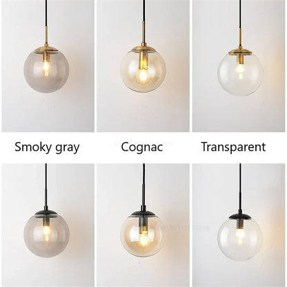 Lámpara de pared LED de bola de cristal Decorbites™ para decoración del hogar nórdico moderno vintage