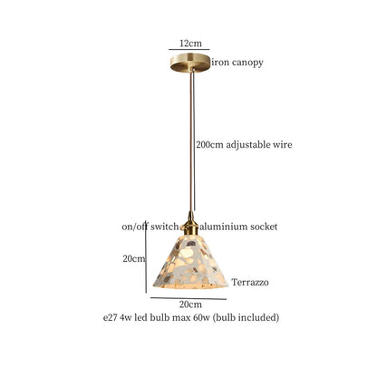 DecorBites™ Green Marble LED Pendant Light - Modern Nordic Interior Lighting Fixture