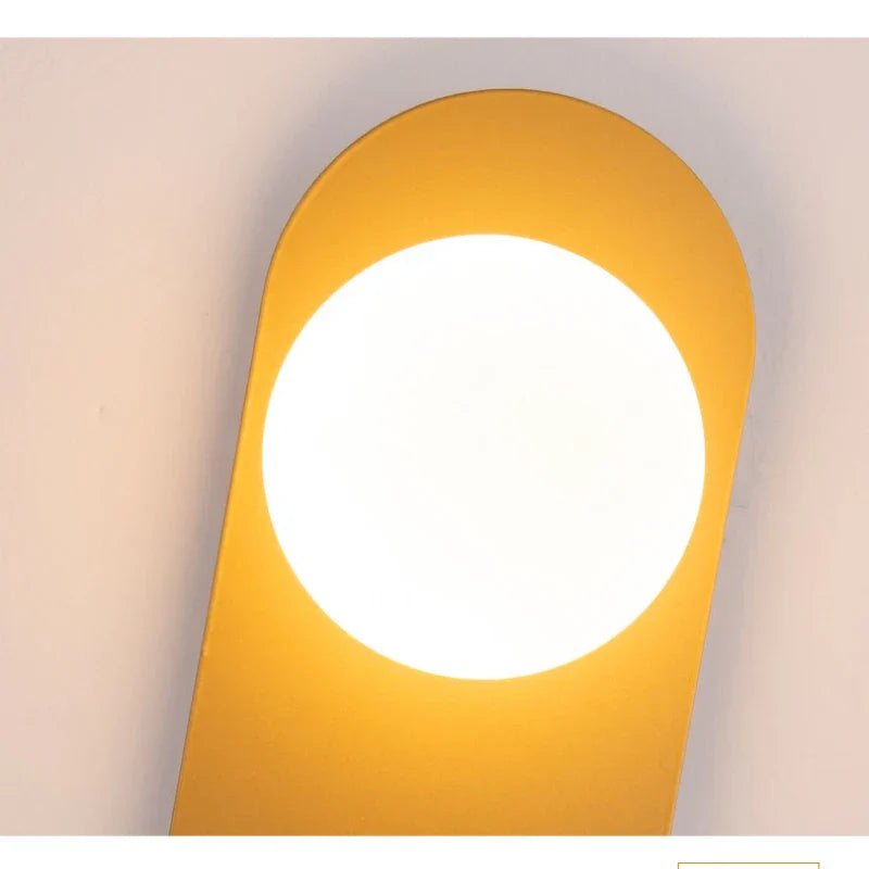 ديكوربايتس™ مصباح حائط LED على شكل كرة زجاجية مع لمبة G9 لغرفة النوم وغرفة المعيشة