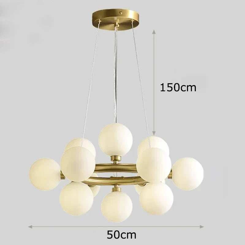 Copper Vintage LED Chandelier