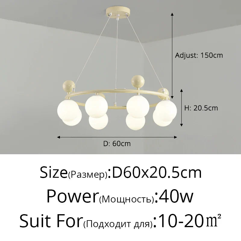 DecorBites™ LED Chandelier Lights 8-12 Heads Indoor Lighting Fixture for Home Decor