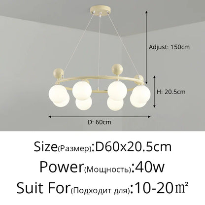 DecorBites™ LED Chandelier Lights 8-12 Heads Indoor Lighting Fixture for Home Decor